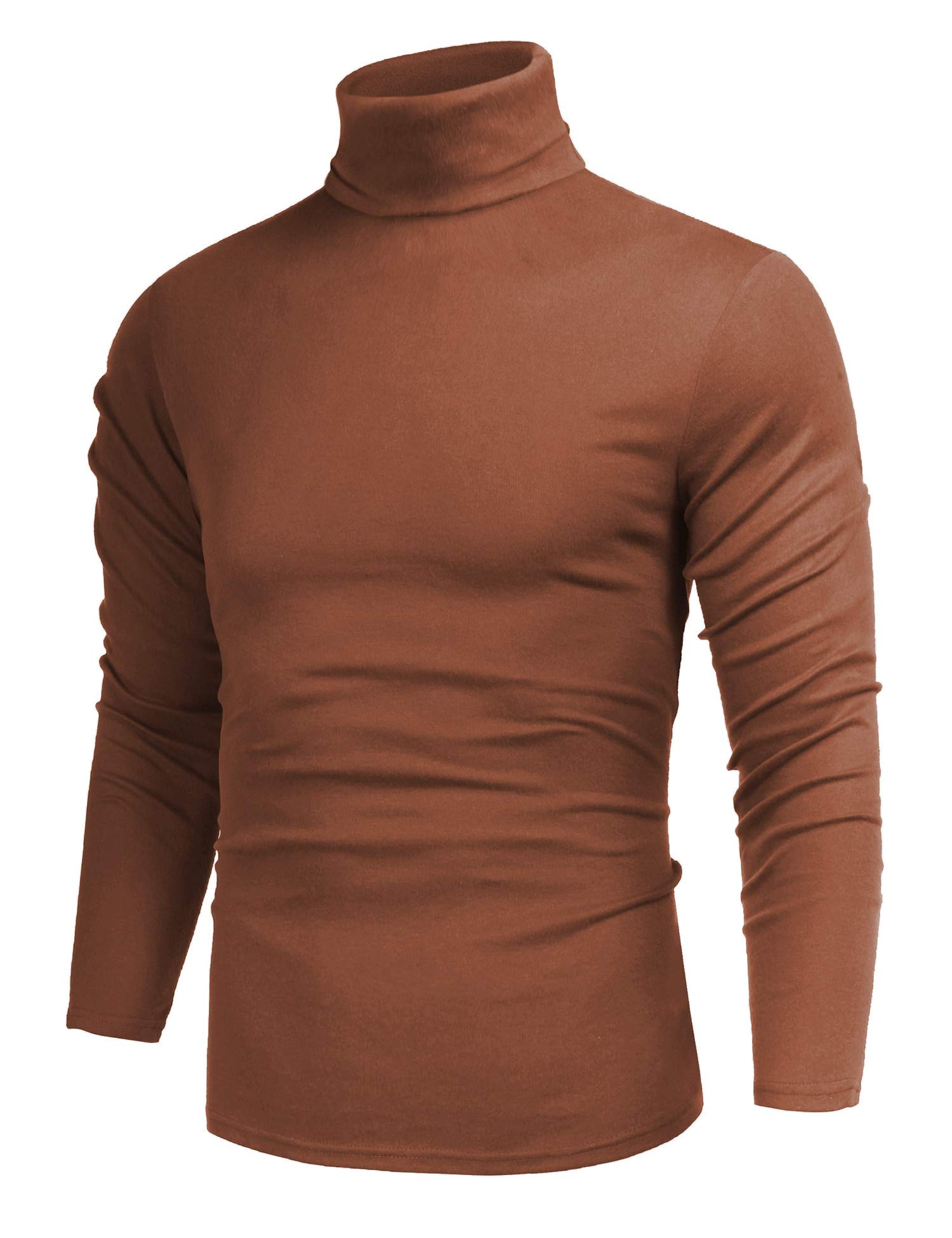 iWoo Men's Slim Fit Turtleneck Sweater - Long Sleeve Casual Pullover for Winter Warmth | Office, Date Night & Holiday Outfits