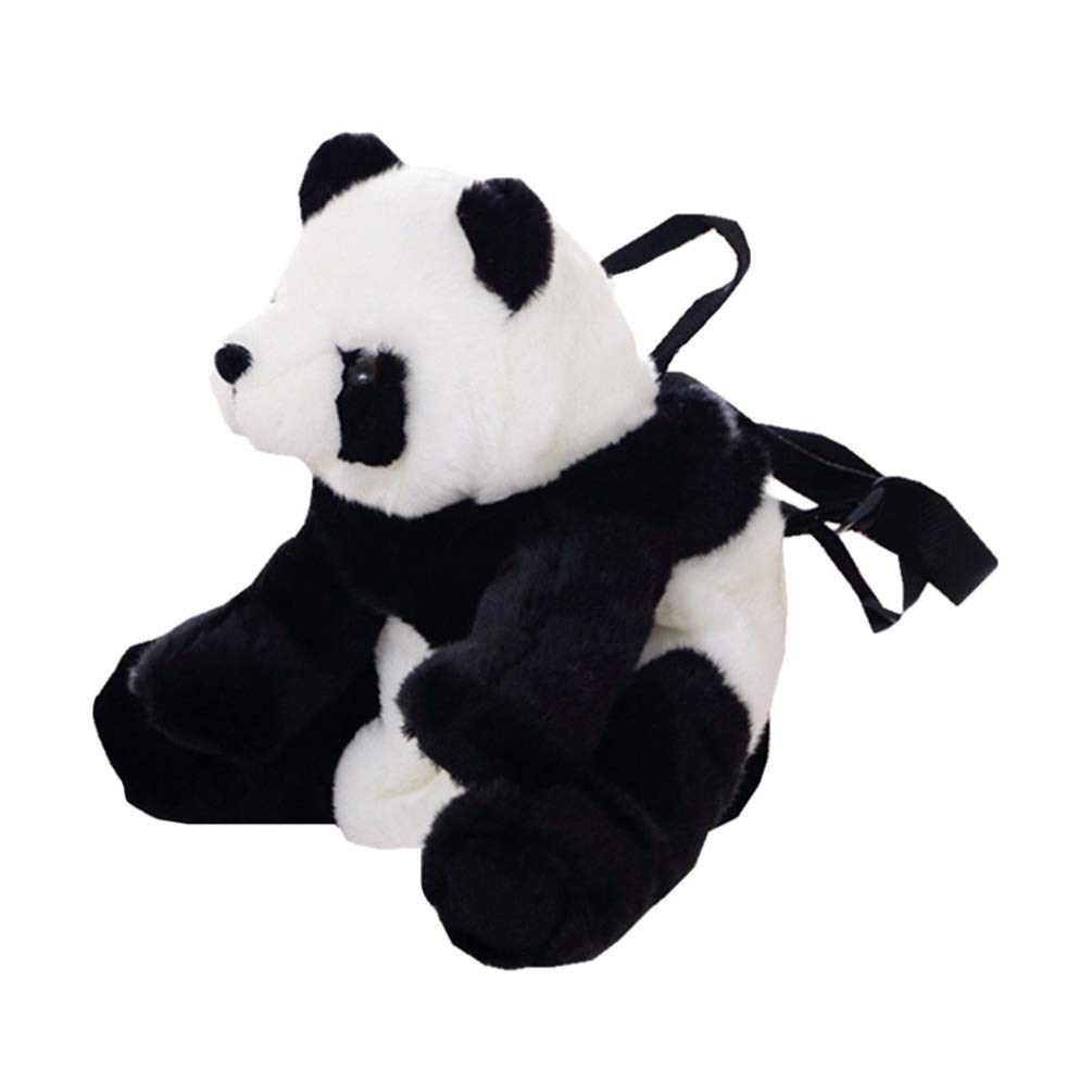 **Tomaibaby Panda Backpack - 14x8.5 Inch Plush Panda Shoulder Bag, Large Capacity Cute Animal Backpack for Women & Kids, Perfect Gift for School, Travel & Daily Use**