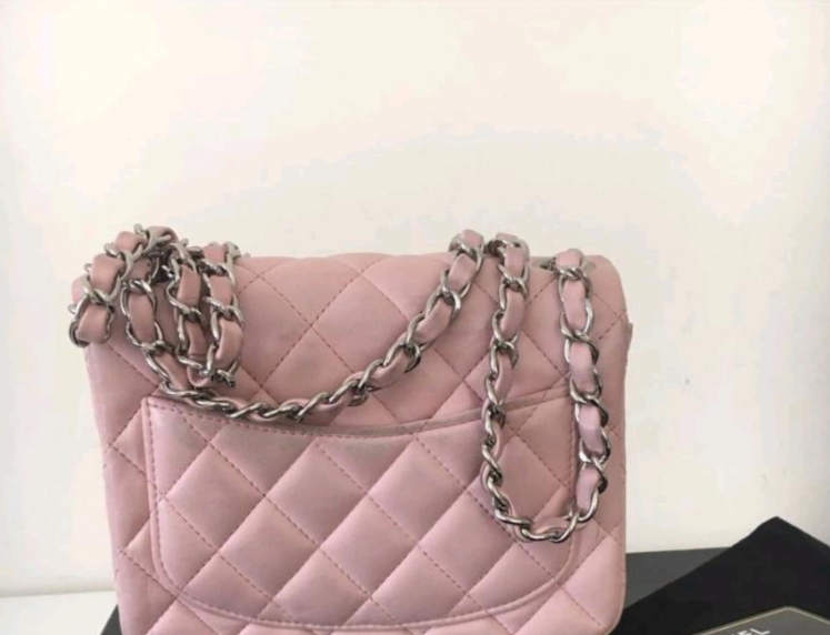 Chanel Mini Flap Bag in Pink | Luxury Quilted Leather Crossbody Purse for Women | Perfect for Date Night & Special Occasions