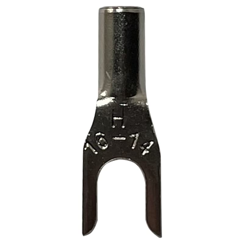 100 Pcs High Temperature Spade Connectors - 16-14 Gauge 600V Electrical Wire Terminals - Made in USA - Perfect for Automotive, Marine & Industrial Wiring Applications