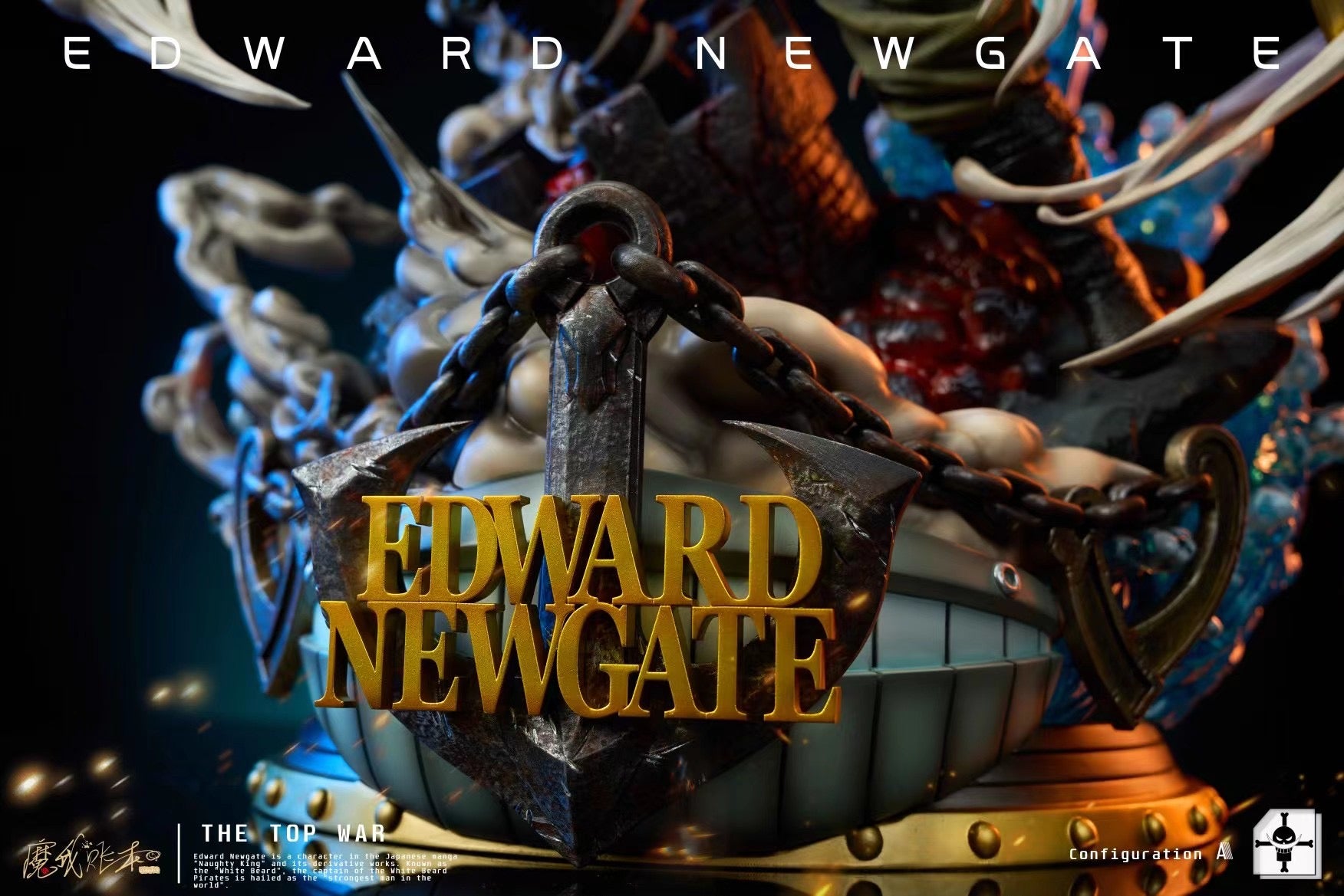Edward Newgate Whitebeard Cosplay Costume - Anime One Piece Outfit for Halloween, Conventions & Themed Parties