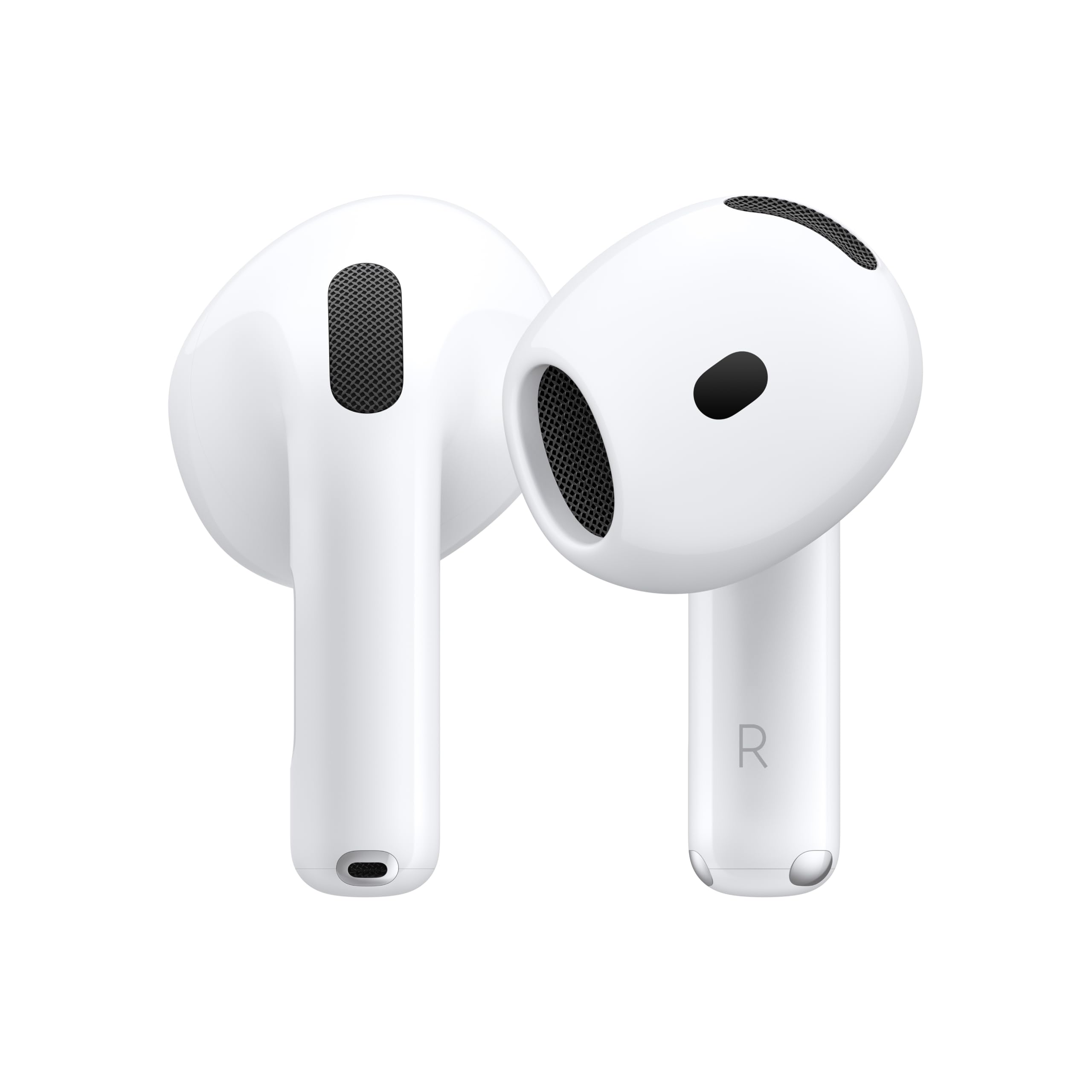 Apple AirPods 4 Wireless Earbuds with Active Noise Cancellation & Spatial Audio - Bluetooth 5.3 Headphones, USB-C Charging Case, H2 Chip, Adaptive EQ - Perfect for Workouts, Commuting & Travel