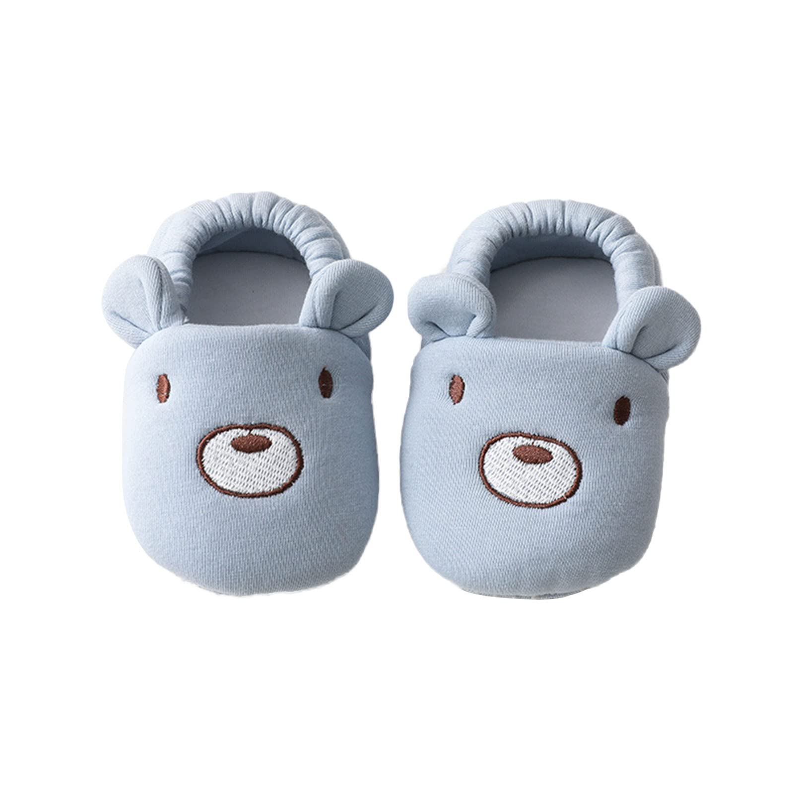 Non-Slip Cartoon Slipper Shoes for Toddler Boys & Girls - First Walkers with Adjustable Strap - Perfect for Indoor Play, Nursery, and Early Walking Stages