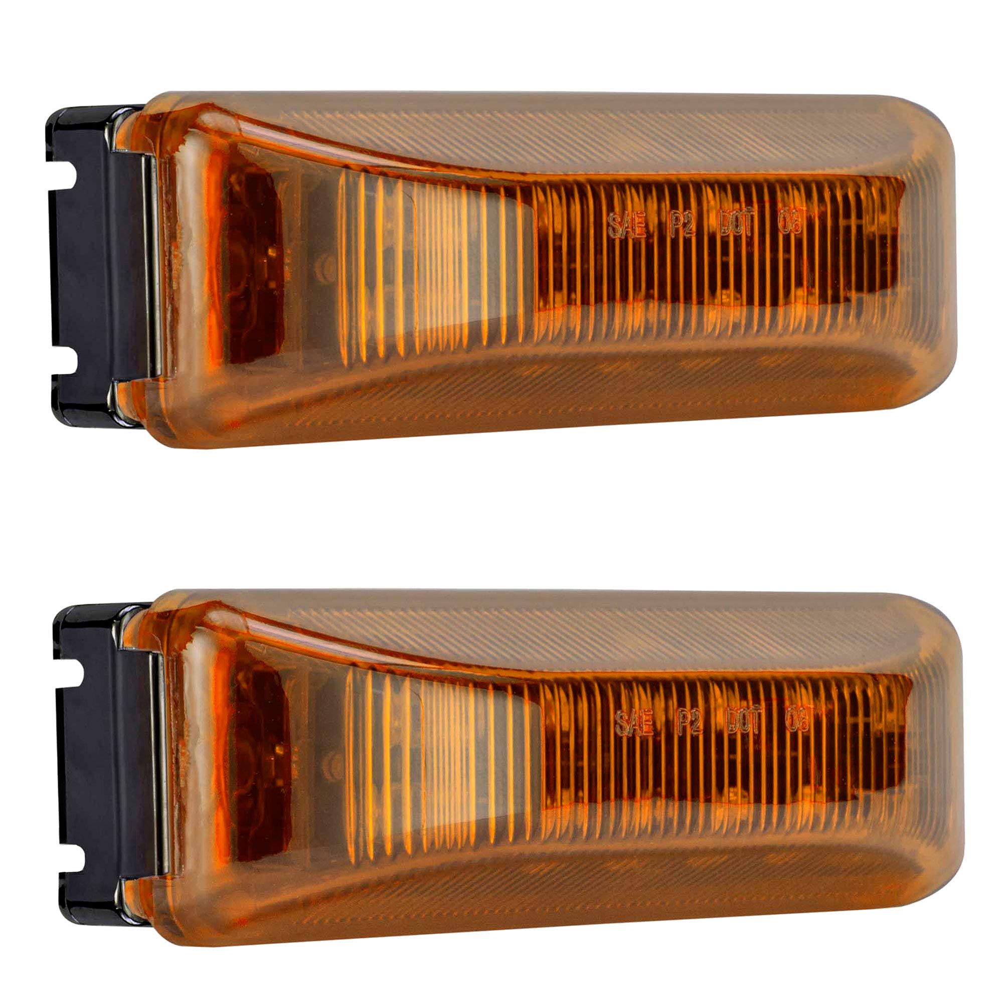 Amber LED Trailer Marker Lights - 4