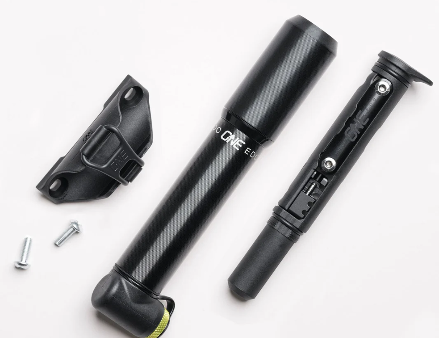 OneUp Inline Pump Mount - Bicycle Tire Repair Kit Accessory for Mountain & Road Bikes | Perfect for Trailside Repairs & Emergency Fixes