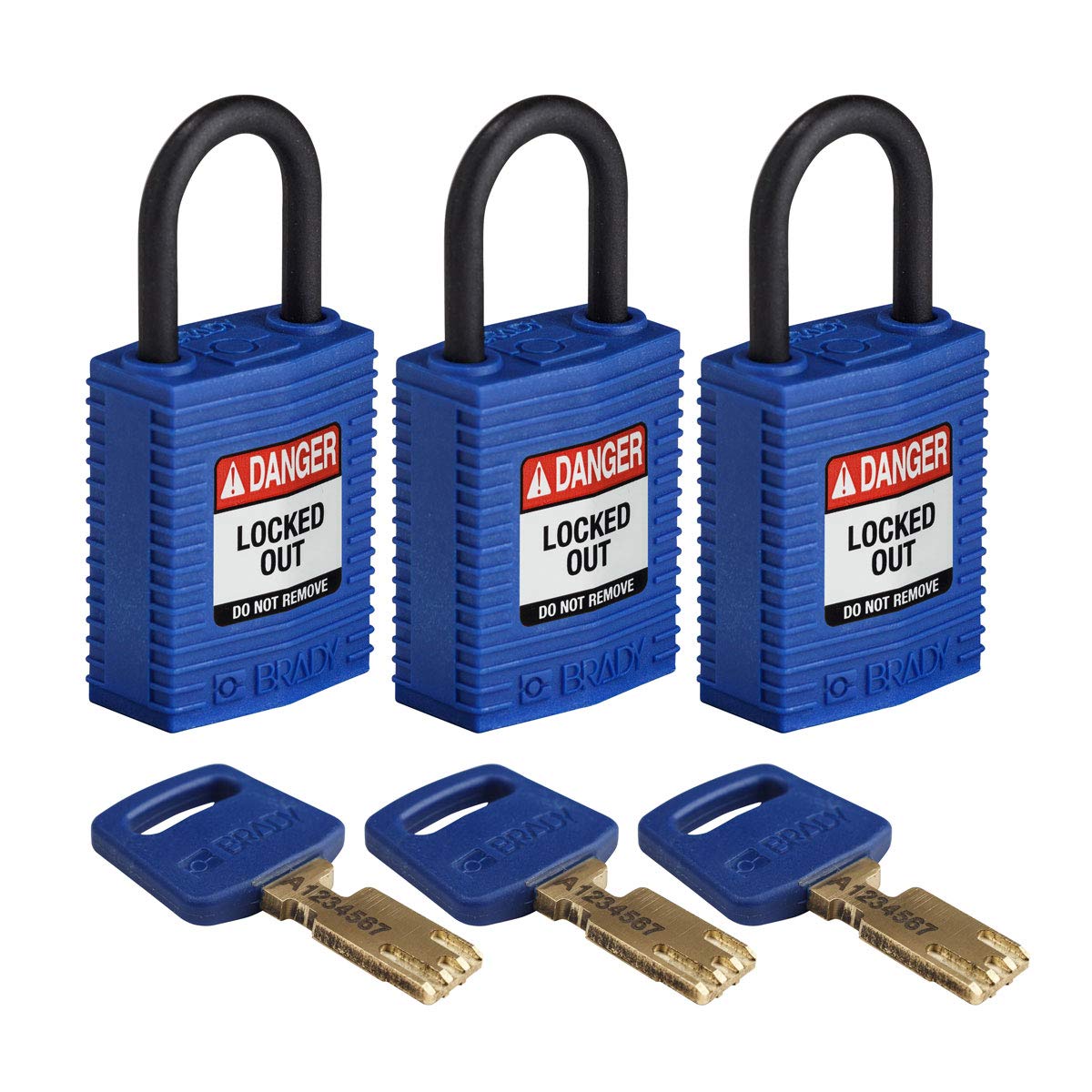 Brady SafeKey Lockout Padlock - 1.0