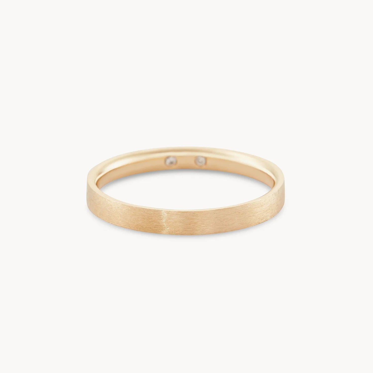 Everlast Band Brushed 14K Yellow Gold Ring for Men - Durable & Stylish Wedding Band, Anniversary Gift for Him, Perfect for Everyday Wear & Special Occasions
