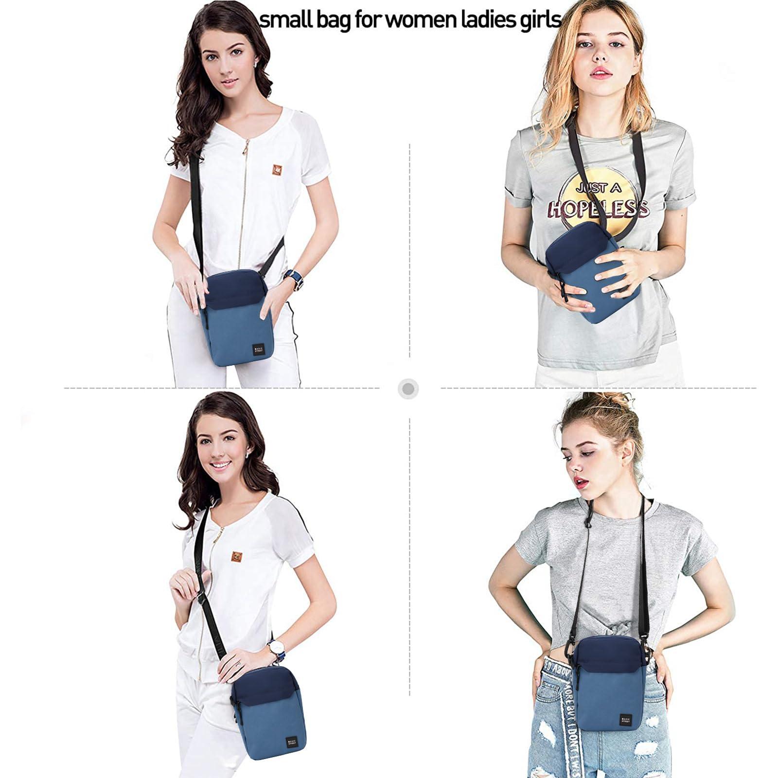 SEAFEW Mini Crossbody Bag for Men & Women - Small Messenger Shoulder Satchel Purse - Perfect for Travel, Work & Everyday Use