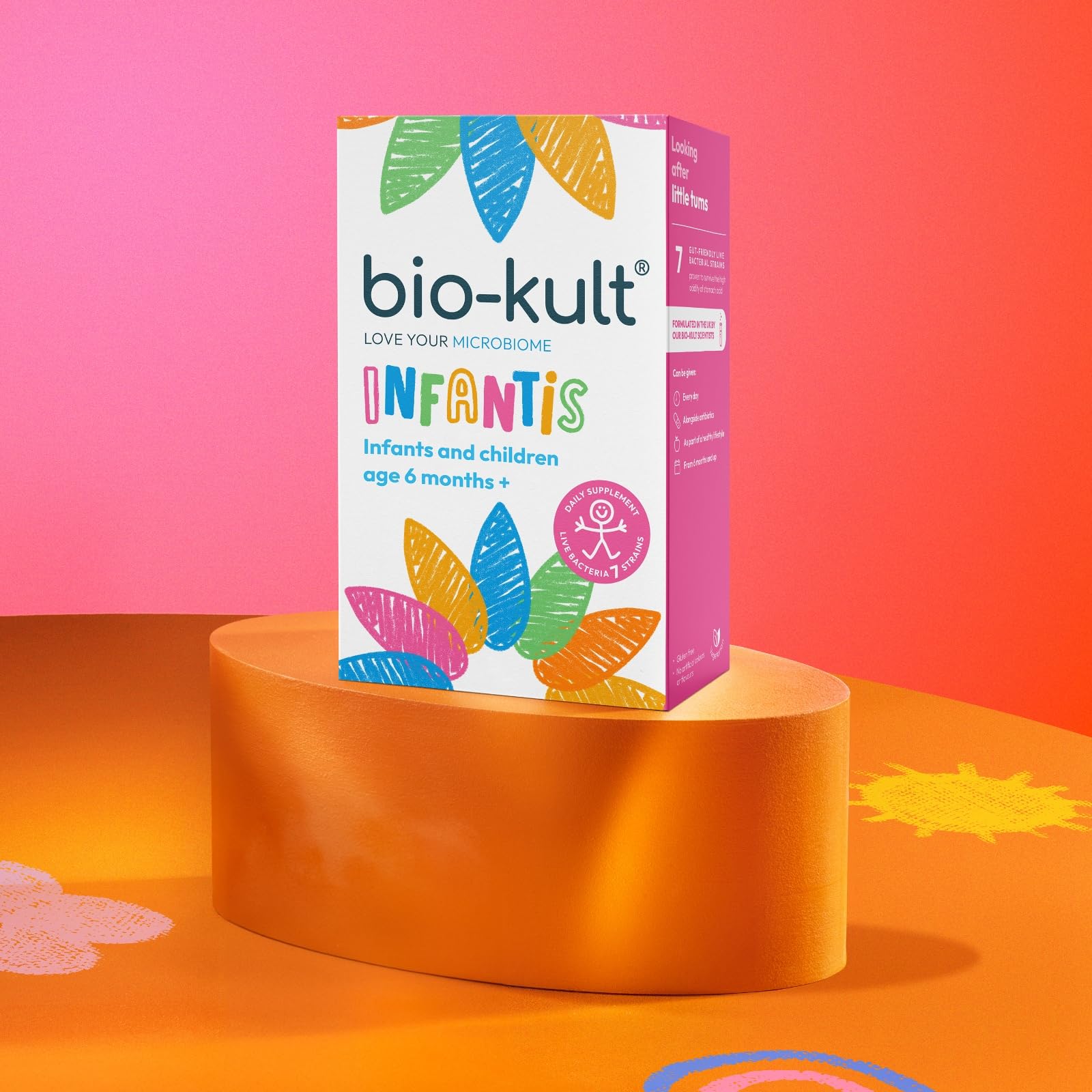 Bio Kult Infantis Probiotic for Babies & Kids - 16 Sachets | Supports Digestive Health & Immune System | Ideal for Travel & Daily Use