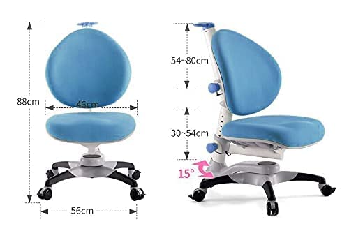 ApexDesk DX Kids Desk with Chair - Adjustable Height Study Desk for Children, Blue - Perfect for Homeschooling, Online Learning & Homework Station