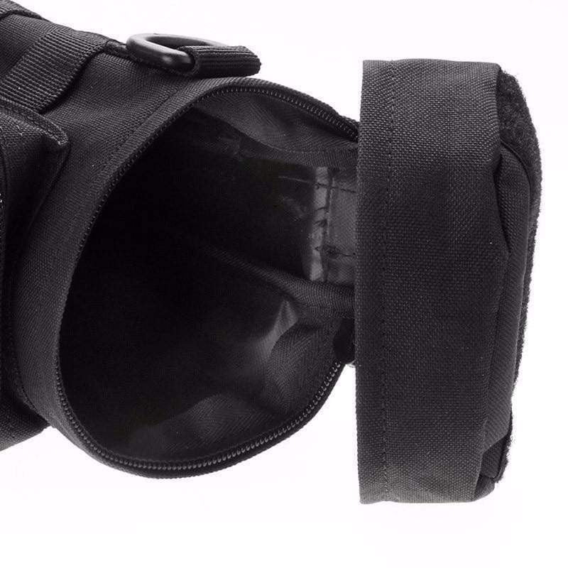 Waterproof Tactical Military Water Bottle Pouch with Zipper - Durable Hydration Pack for Hiking, Camping & Outdoor Adventures | Perfect for Travel, Climbing & Survival Gear