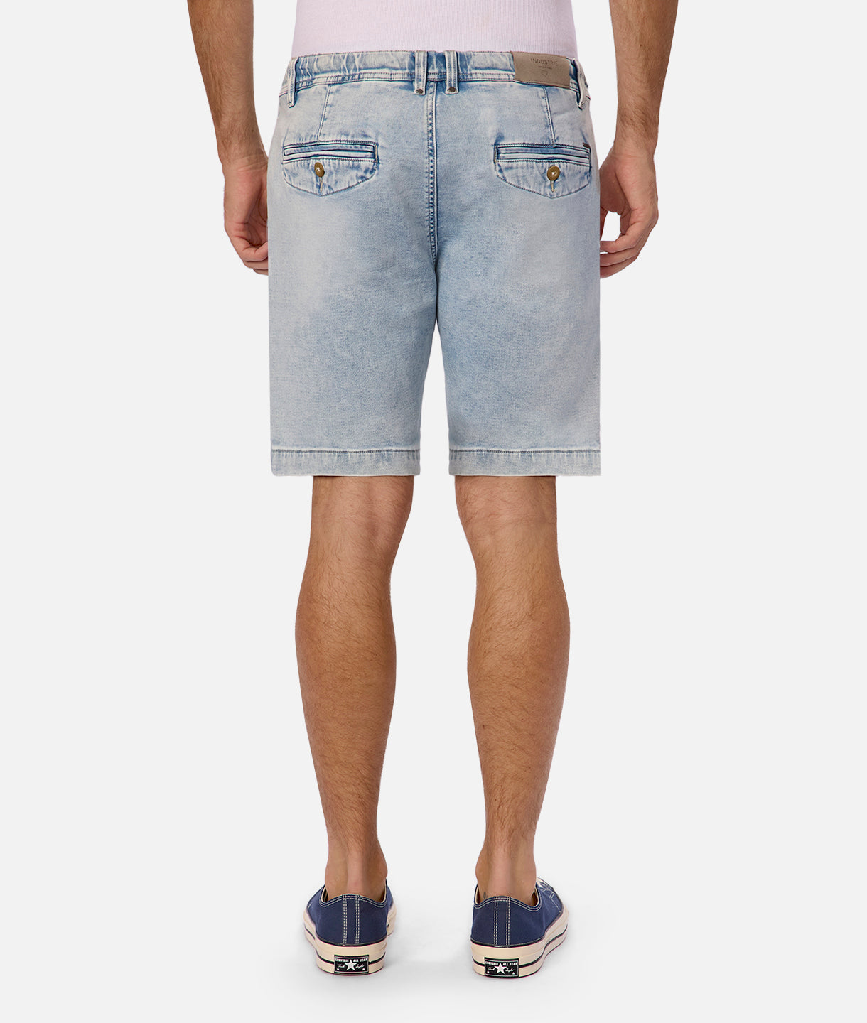 The Drifter Denim NC Short - Washed Denim Jeans for Men | Comfortable Casual Wear for Summer & Outdoor Activities