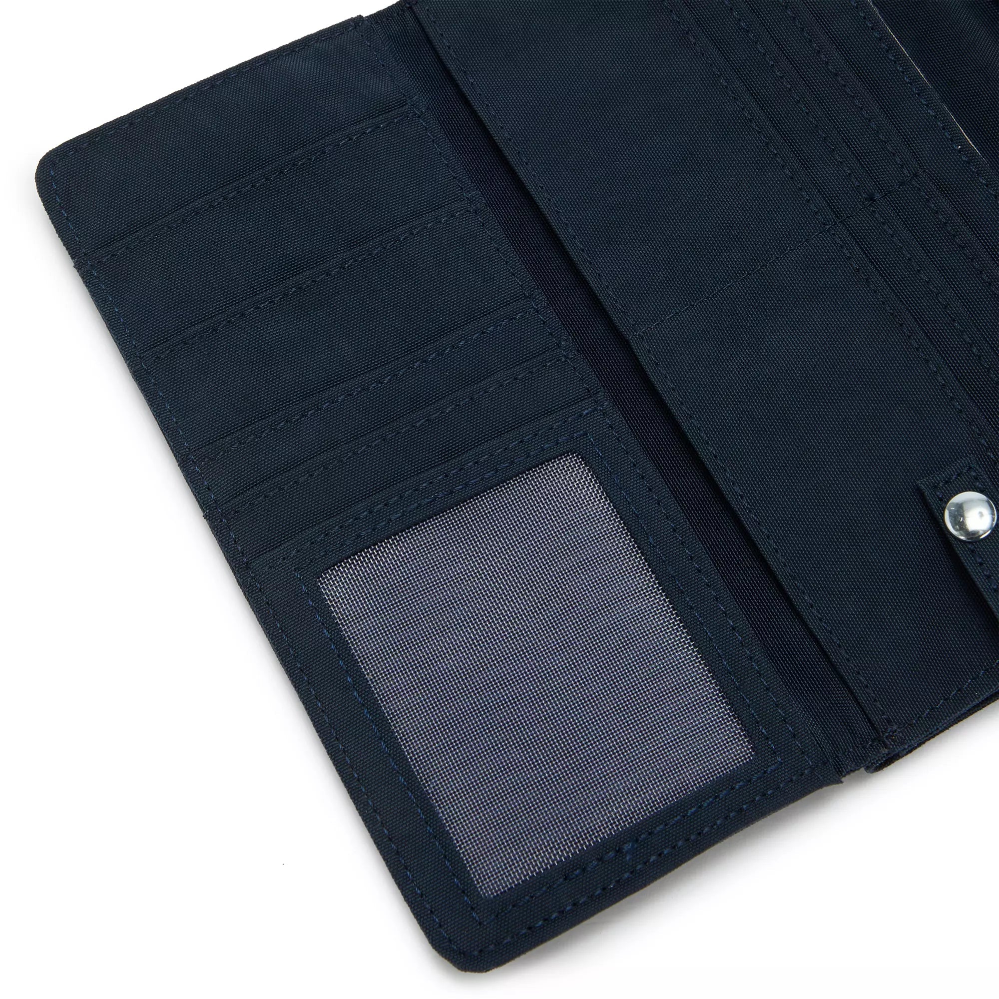 Kipling Money Land Snap Wallet - Compact RFID Blocking Wallet for Women & Men, Blue Bleu 2 - Perfect for Travel, Shopping & Everyday Use