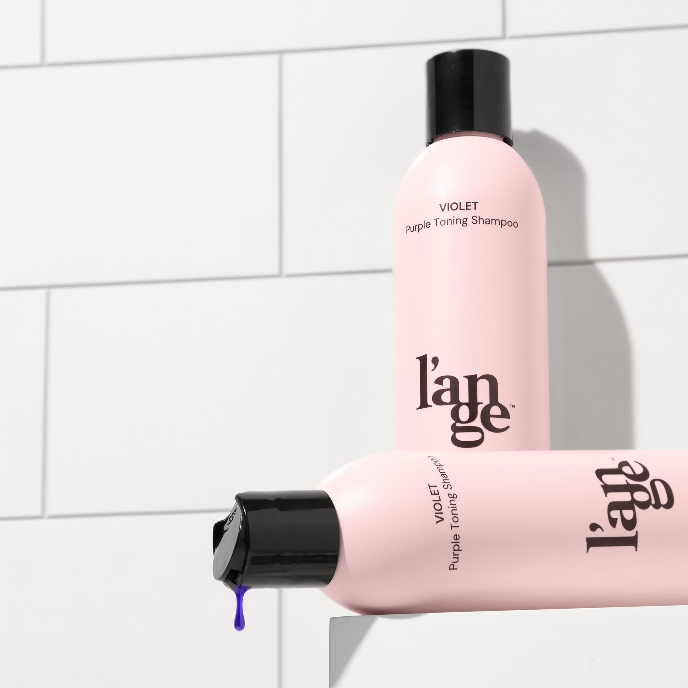 Intense Violet Shampoo for Blonde & Gray Hair - Toning Purple Shampoo to Neutralize Brassy & Yellow Tones - Perfect for Color-Treated & Bleached Hair at Home or Salon