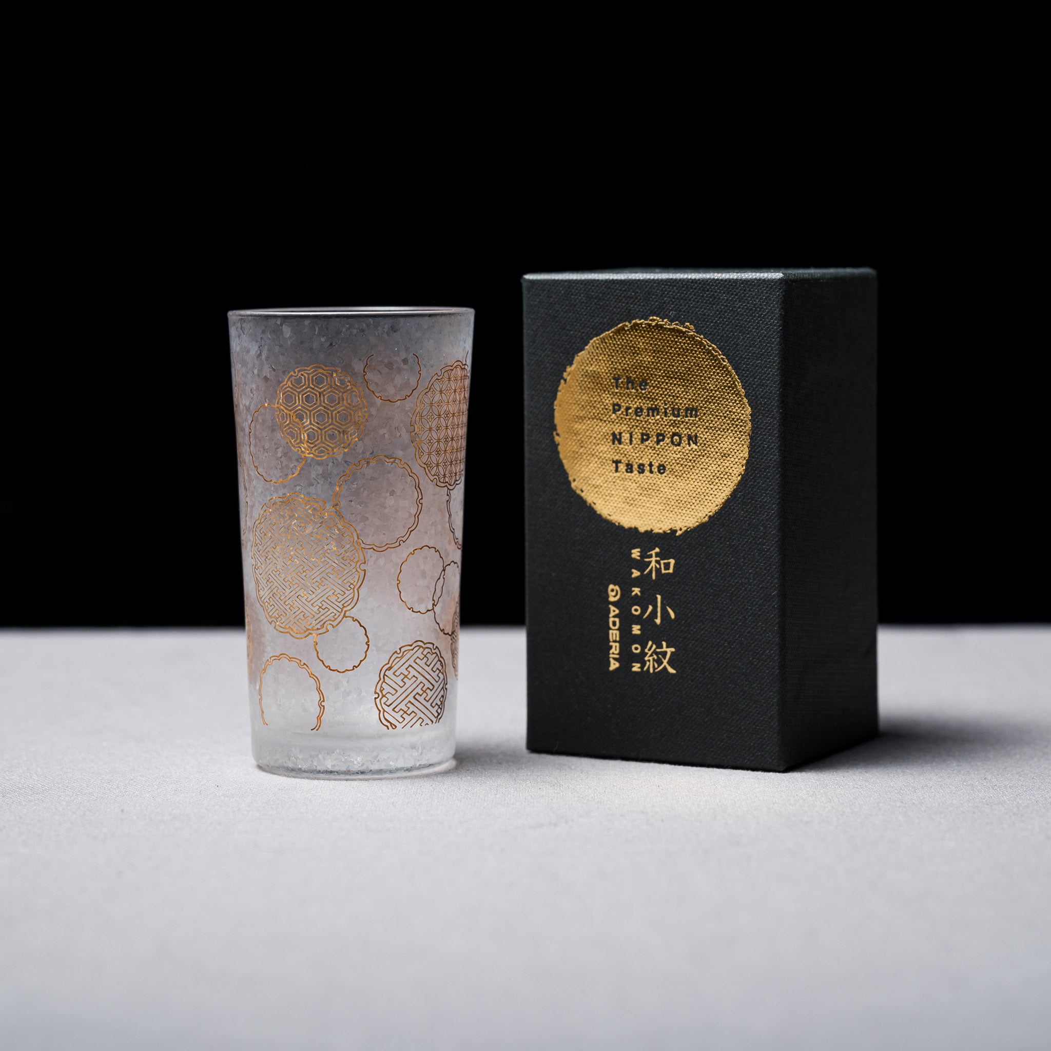 Premium Wakomon Shot Sake Glass - Yukiwa Traditional Japanese Ceramic Cup for Sake, Whiskey & Cocktails - Perfect for Home Bar, Japanese Restaurants & Gift Giving