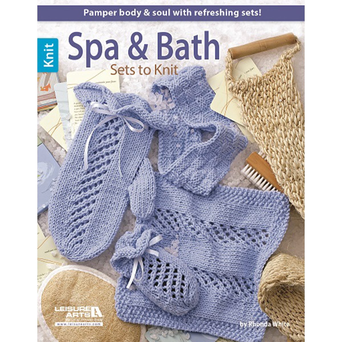 Premium DIY Knit Spa & Bath Sets for Relaxation - Handmade Luxury Spa Accessories for Home, Gifts & Self-Care
