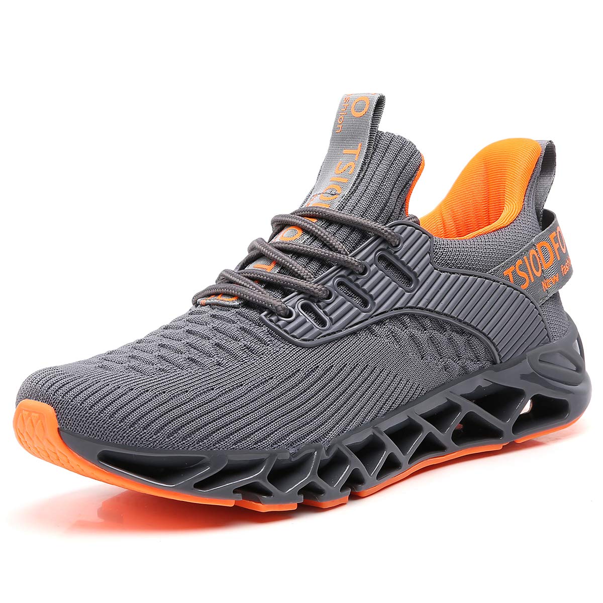 Men's Non-Slip Running Shoes - Lightweight Athletic Tennis Walking Sneakers for Gym, Workout & Casual Wear