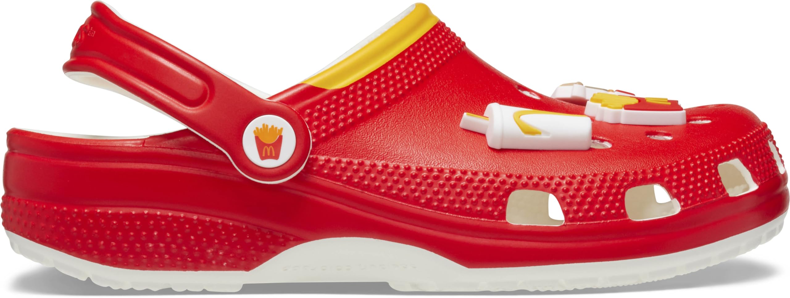 Crocs Unisex-Adult McDonald's X Classic Clog | Comfortable Slip-On Shoes for Men & Women | Perfect for Casual Wear, Work, and Outdoor Activities