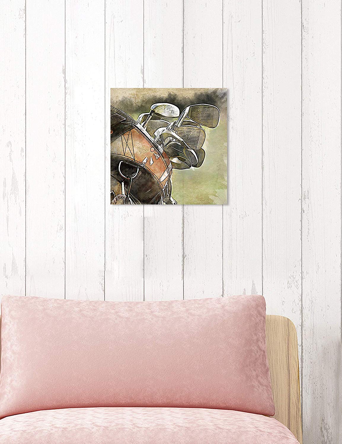Boys Sports Wall Art Canvas Prints - 'The Right Tool for The Job' Motivational Decor for Kids Bedroom, Playroom & Sports Themed Rooms