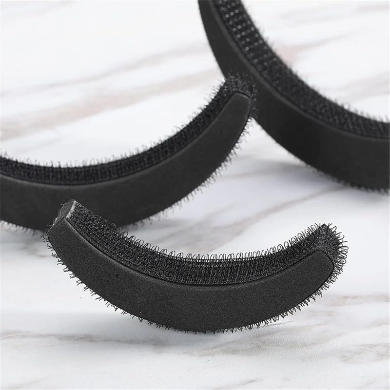 CHRONEX Women's Hair Volumizer Puff Maker - Banana Bumpits Hair Accessories for Volume & Lift (Set of 2) - Perfect for Parties, Weddings & Everyday Hairstyling