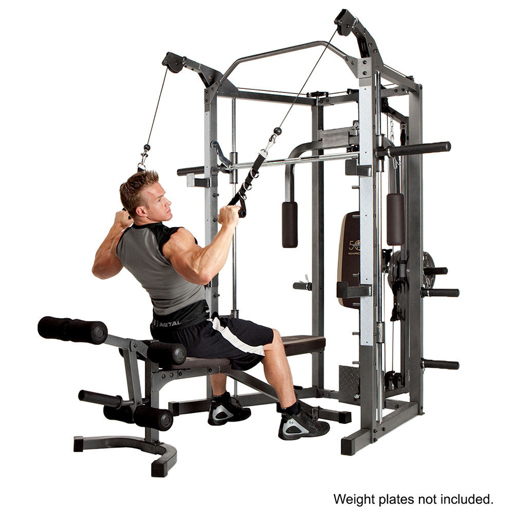 Marcy SM 4008 Smith Machine - Full Body Gym Equipment for Home & Commercial Use | Strength Training & Weightlifting Workout Station for Fitness Enthusiasts
