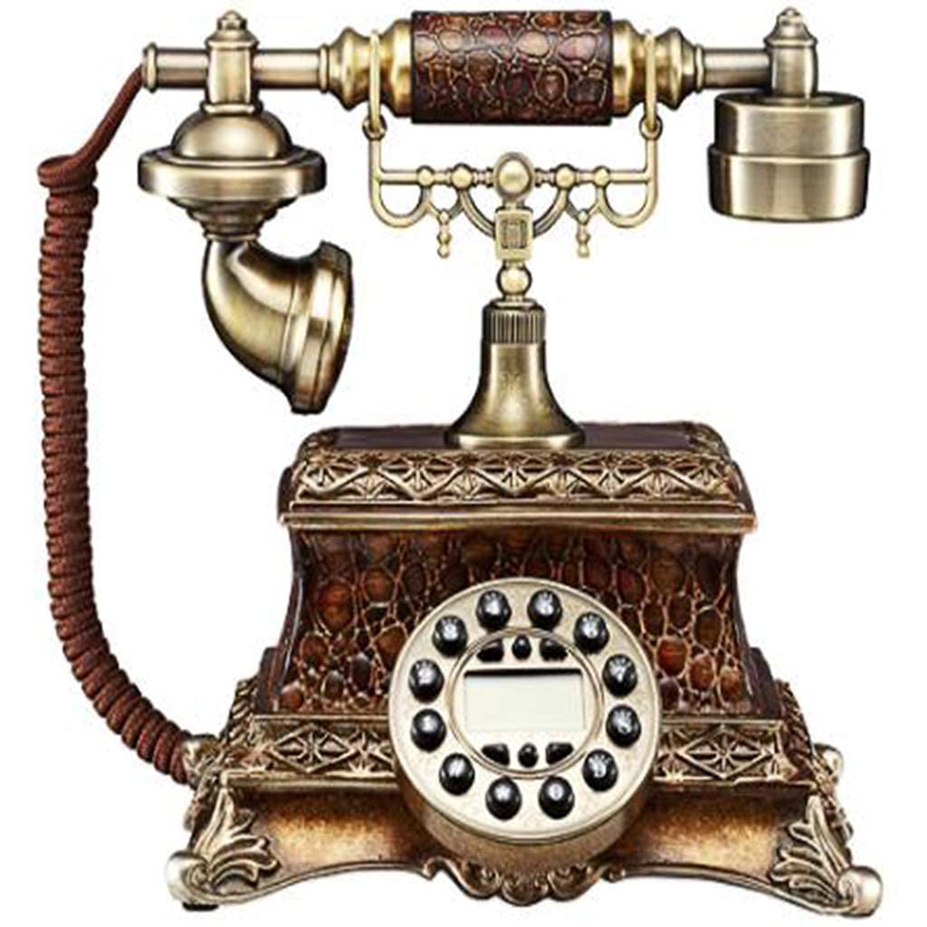 Vintage Retro Rotary Dial Phone - Antique Landline Telephone with Classic European Design for Home & Office Decor | Perfect for Nostalgic Gifts, Themed Parties & Vintage Collections
