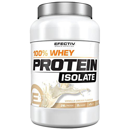 Efectiv Nutrition Whey Protein Isolate 908g Vanilla - Premium Protein Powder for Muscle Recovery & Growth - Ideal for Post-Workout, Smoothies & Baking