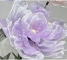 Large 40cm Lilac Organza Flower for Wedding Decor, Party Centerpieces, Home Decoration, and DIY Craft Projects