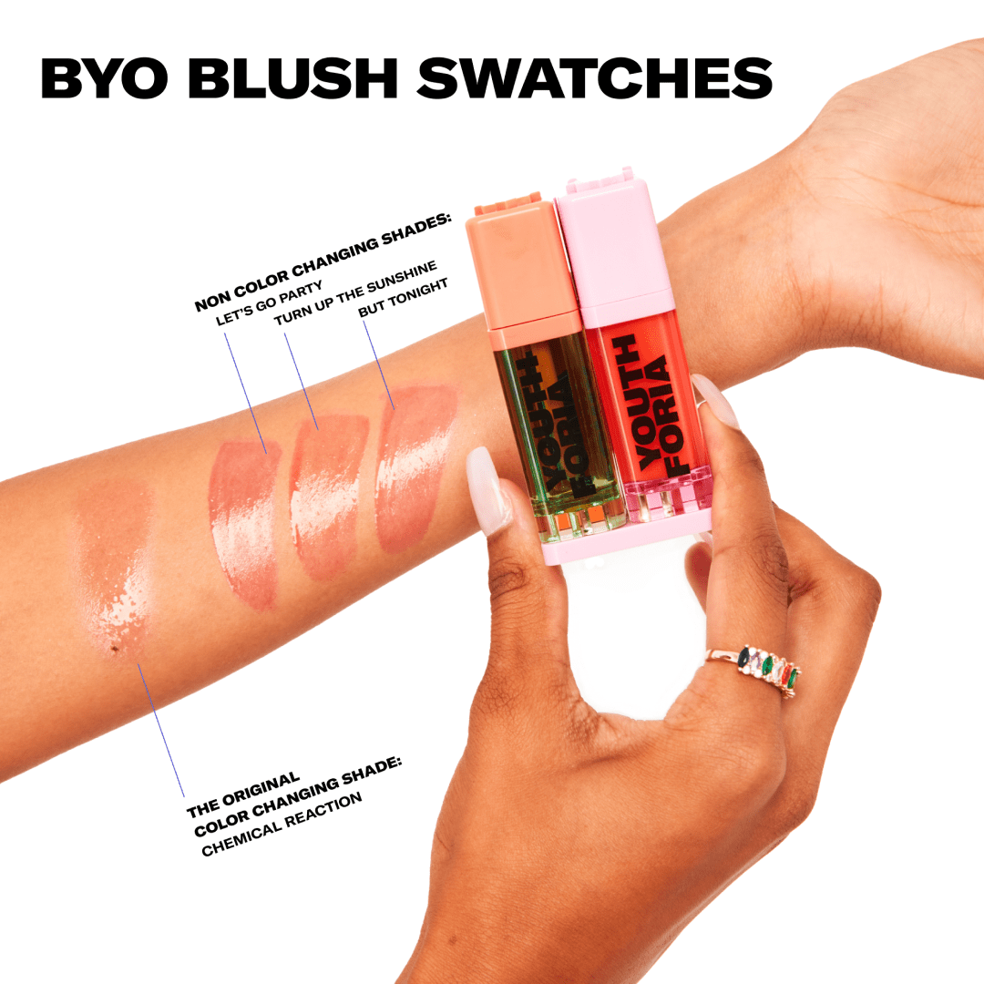 Byo Blush - Color Changing Blush Oil for Natural Flush | Vegan & Cruelty-Free Makeup | Perfect for Daily Wear & Special Occasions