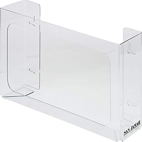 San Jamar White Enamel Disposable Glove Dispenser - Wall Mounted Glove Box for Restaurants, Hospitals & Food Service - SJMG0804 - Hygienic Solution for Kitchen, Healthcare & Cleaning Professionals