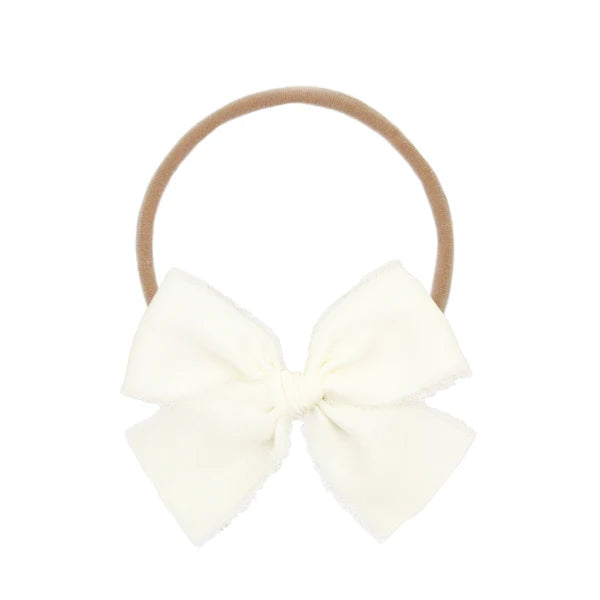 Lou Lou Company Chiffon Bow Headband for Women - Elegant Hair Accessories for Weddings, Parties & Everyday Wear