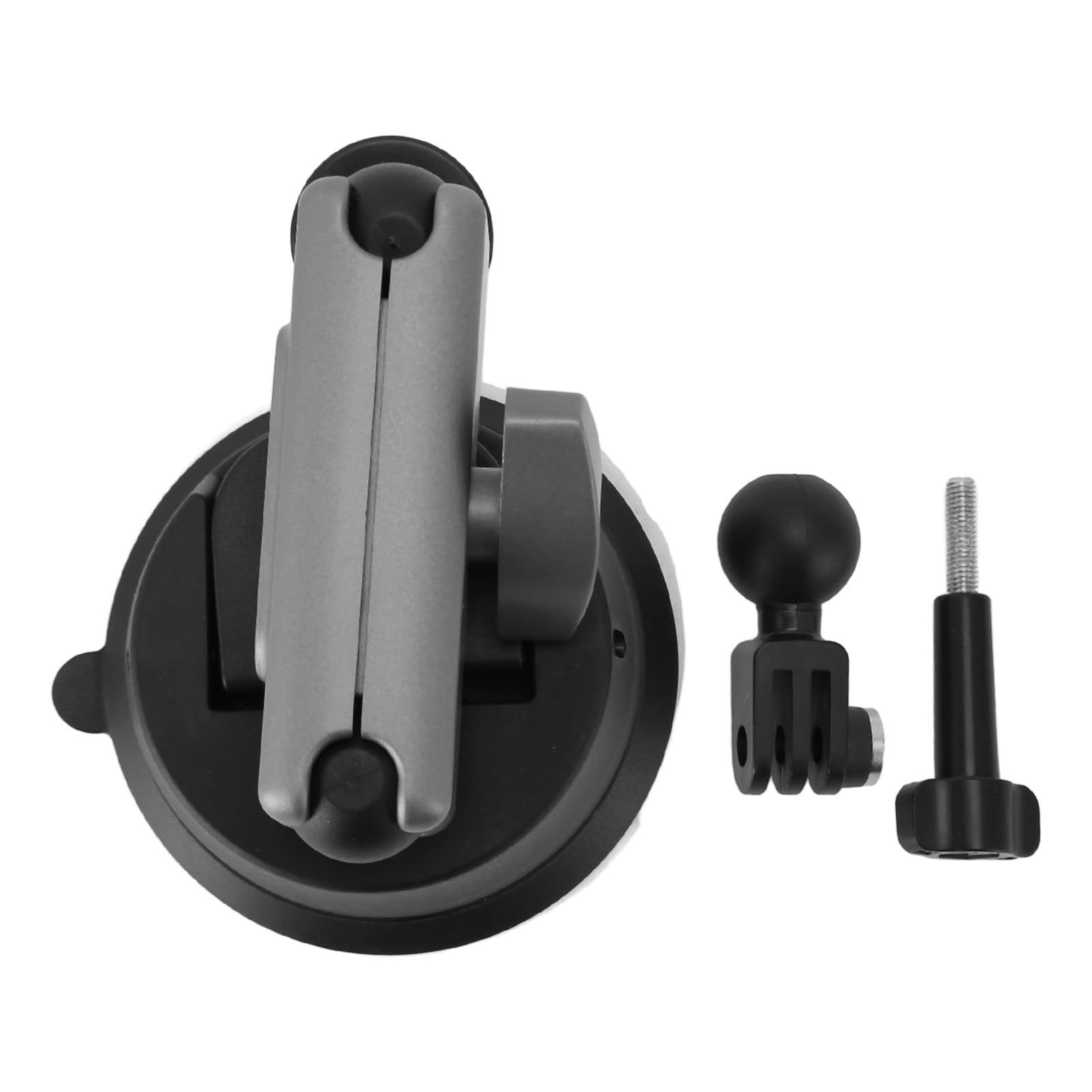 Yunseity Suction Cup Camera Mount with 1/4 Inch Thread - 360 Degree Rotatable Dash Cam Holder for Action Cam, Sports Camera & Camcorder - Perfect for Car Dashboard, Vlogging & Outdoor Adventures
