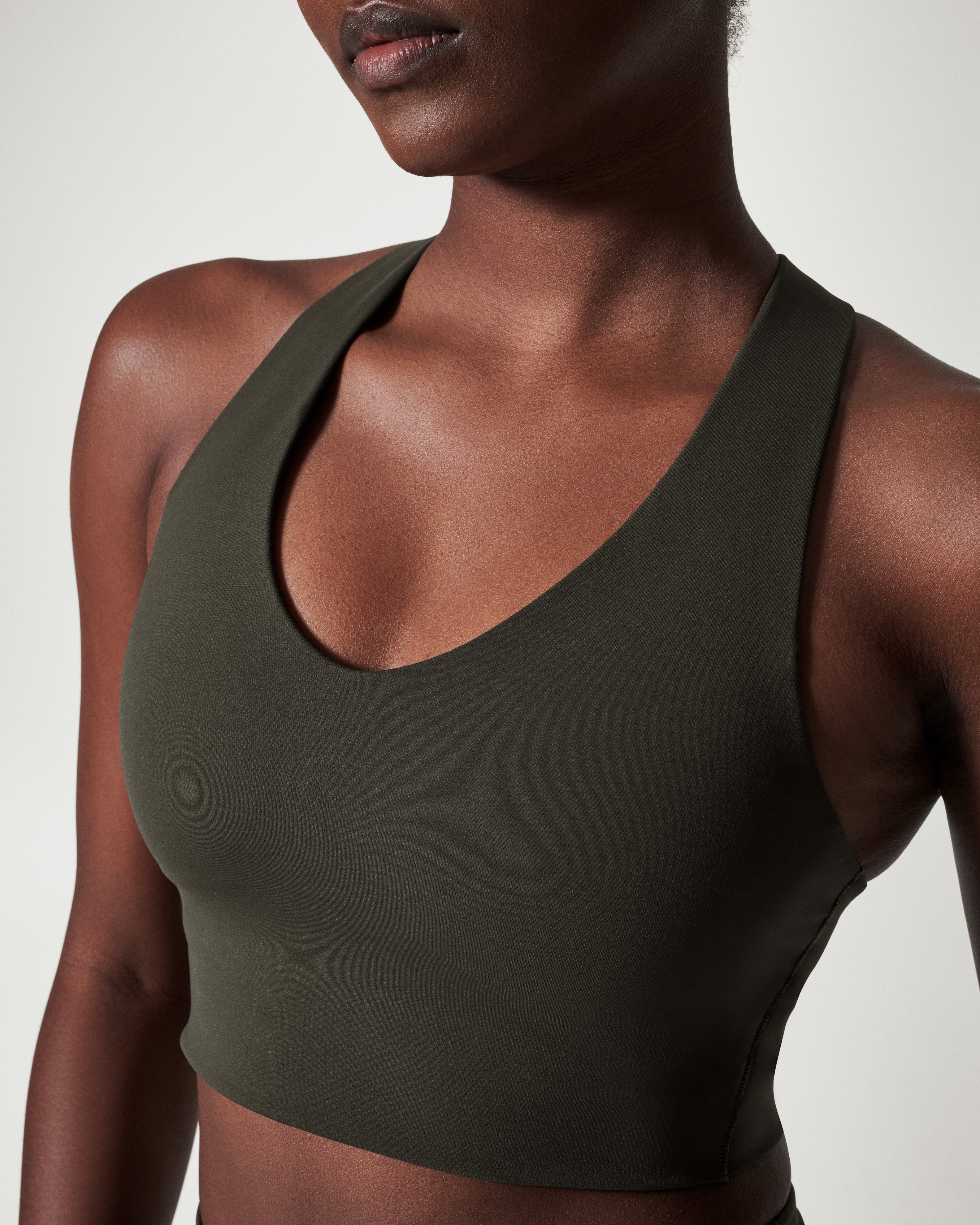 SPANX Shape™ Get Moving Longline Sports Bra - High Support Workout Bra for Women - Perfect for Running, Yoga & Gym