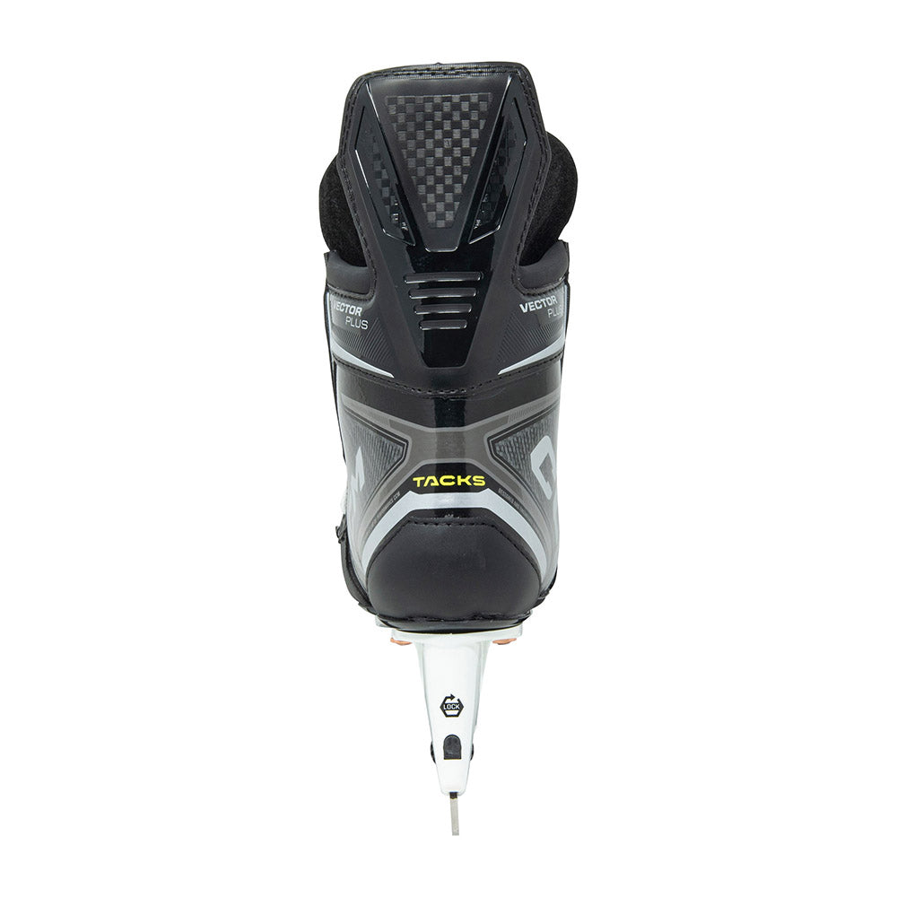 CCM Tacks Vector Plus 2024 Junior Ice Hockey Skates - Lightweight Performance Skates for Youth Players - Perfect for Ice Rink Training & Competitive Games