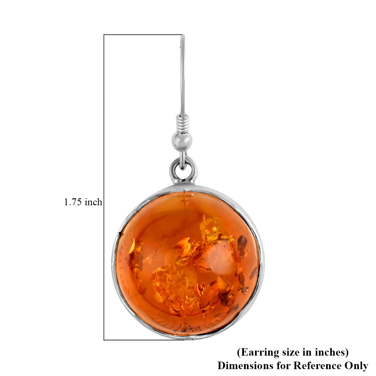 925 Sterling Silver Amber Drop Dangle Earrings for Women | 10.90g Handmade Jewelry | Elegant Gift for Birthday, Anniversary & Special Occasions | Perfect for Parties, Weddings & Evening Events