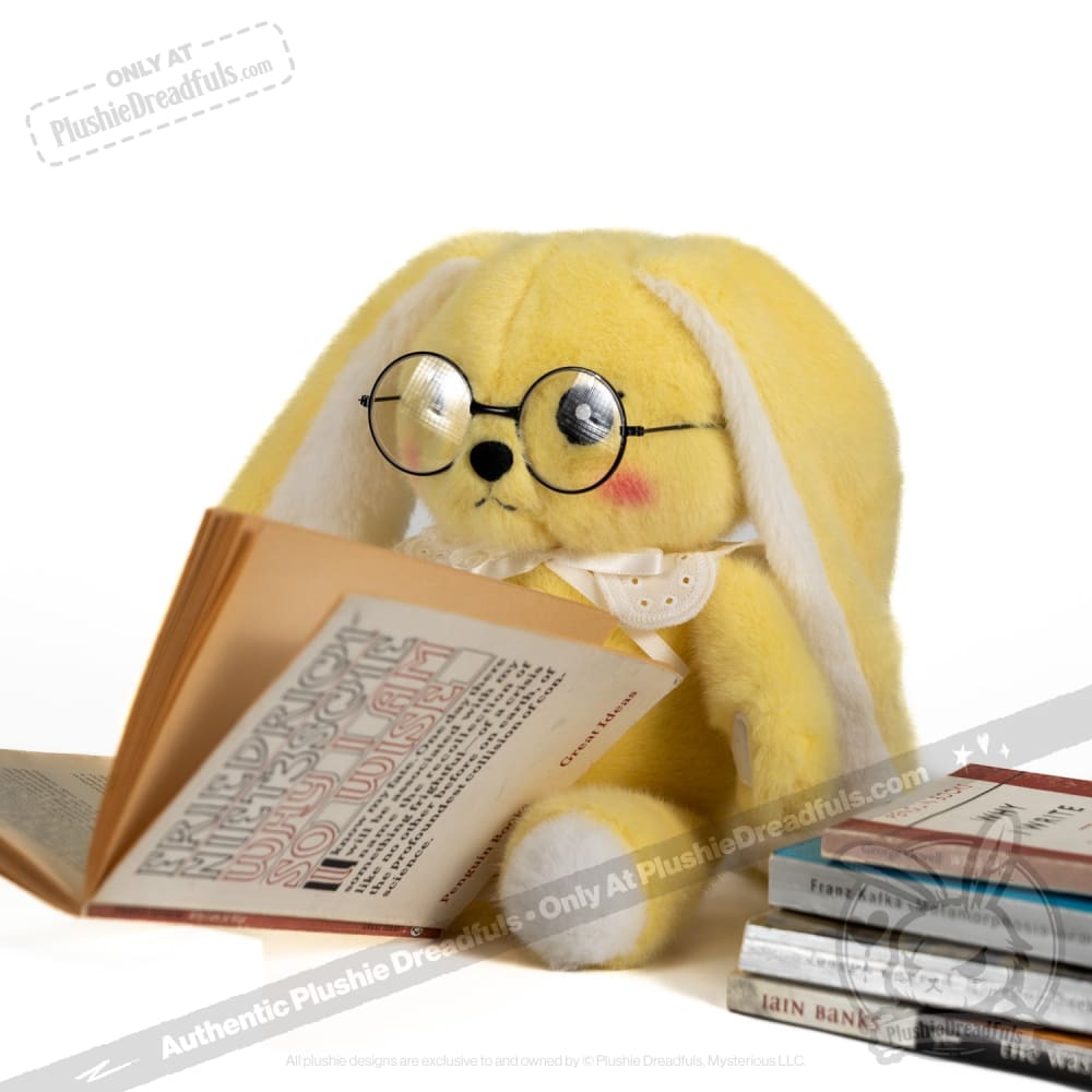Plushie Dreadfuls Shy Rabbit Stuffed Animal - Soft Plush Toy for Kids, Anxiety Relief & Cuddling | Perfect for Bedtime, Gifts & Emotional Support
