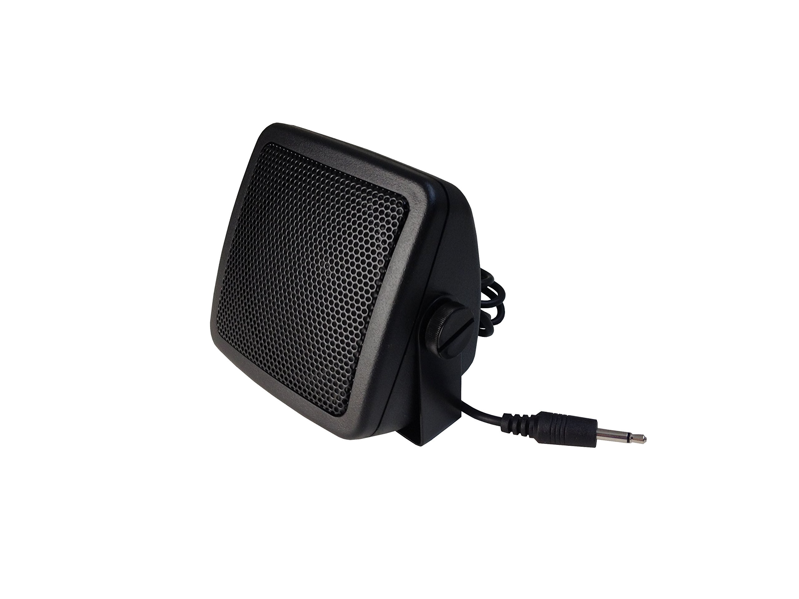 Anteenna TW-10 Straight External CB Radio Speaker for Mobile Transceiver - 5W Power with Swivel Bracket & 1.8M Cable (3.5mm Mono Plug) - Perfect for Ham Radio, CB Radio & Truck Communication