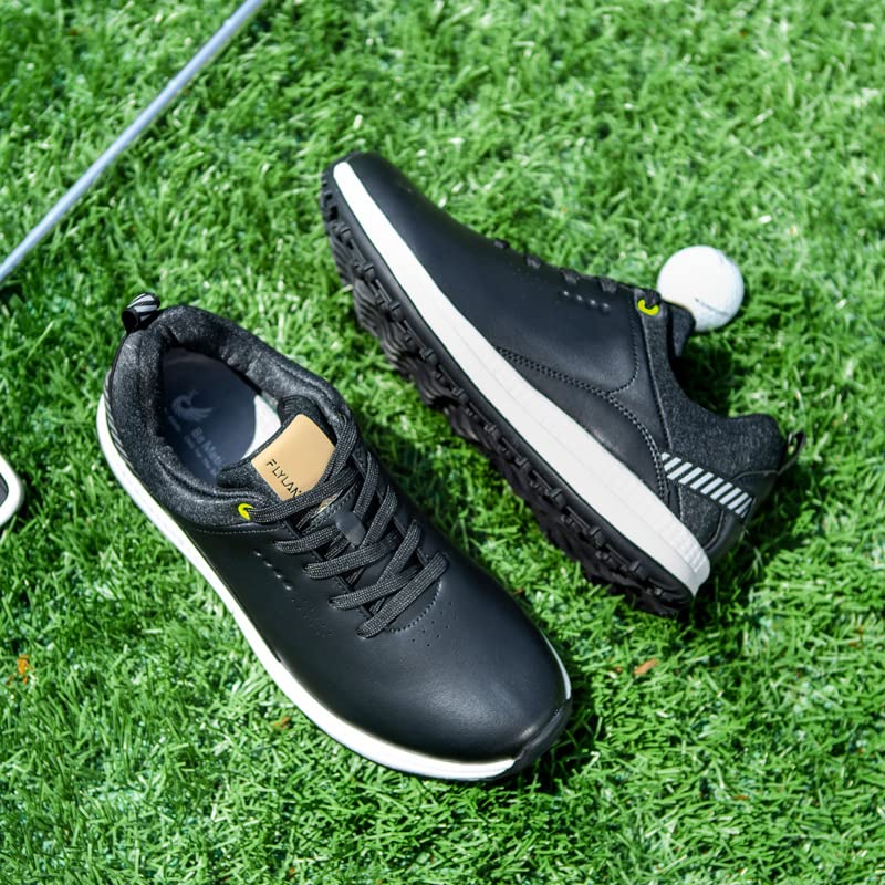 Waterproof Spikeless Golf Shoes for Men - Lightweight Comfortable Training Sneakers for Golf Course & Outdoor Sports