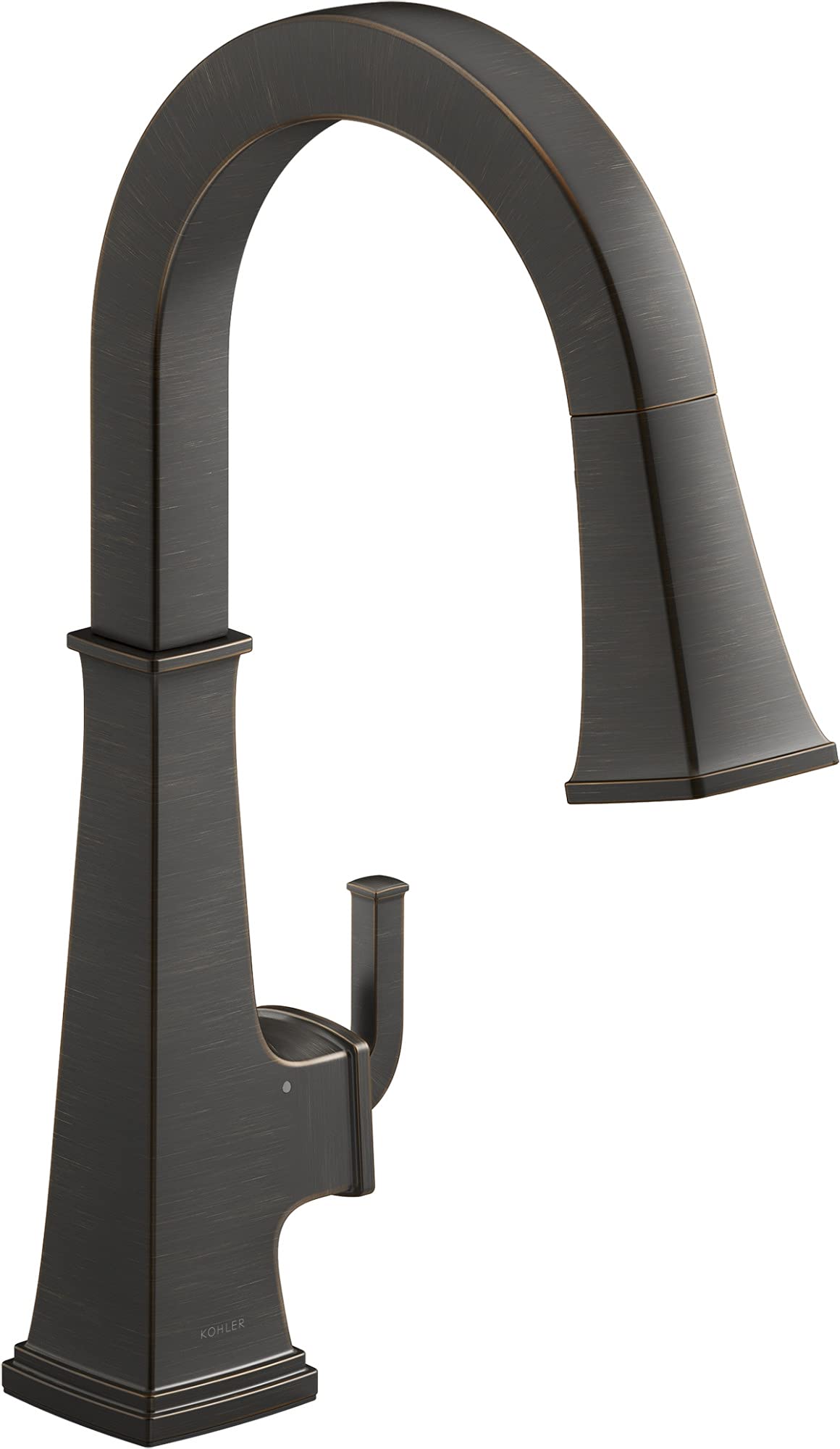 Kohler 23832-2BZ Riff Touchless Kitchen Sink Faucet with Pull Down Sprayer, Oil Rubbed Bronze, Ideal for Modern Kitchens and Busy Households