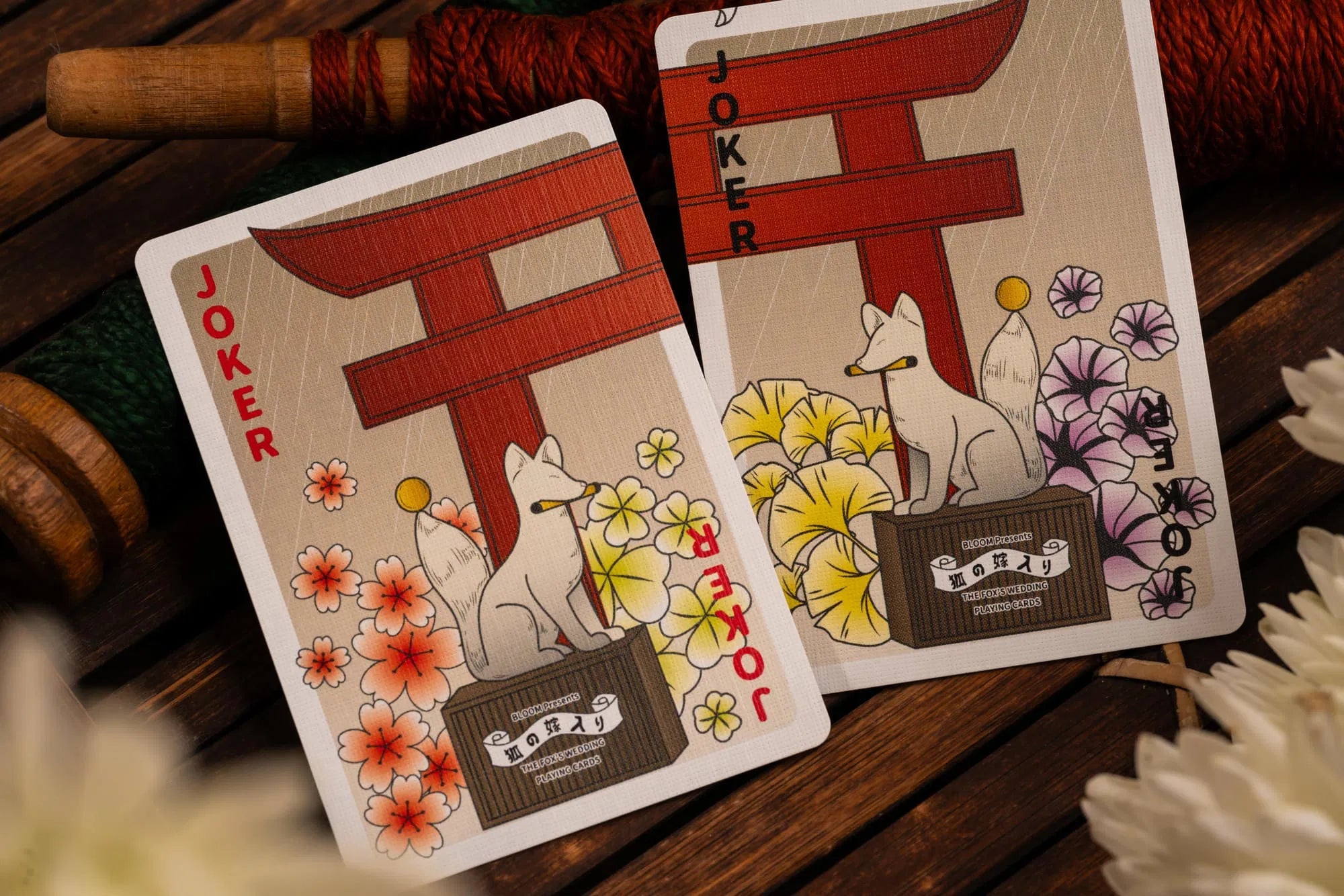 Fox's Wedding Playing Cards SunShower Edition - Premium Japanese Anime-Themed Deck for Card Games, Magic Tricks & Collectors | Perfect for Poker Nights, Gifts & Anime Lovers
