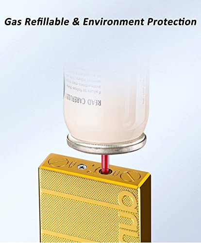 Adjustable Soft Flame Lighter for Cigars - Metal Sliver Design for Smoking & Gifting