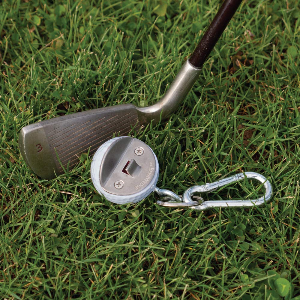 Personalized Golf Ball Bottle Opener - Custom Monogram Golf Gift for Men & Women, Real Golf Ball Keychain & Carabiner with Name & Initials - Perfect for Golf Lovers, Birthday Gifts & Party Favors
