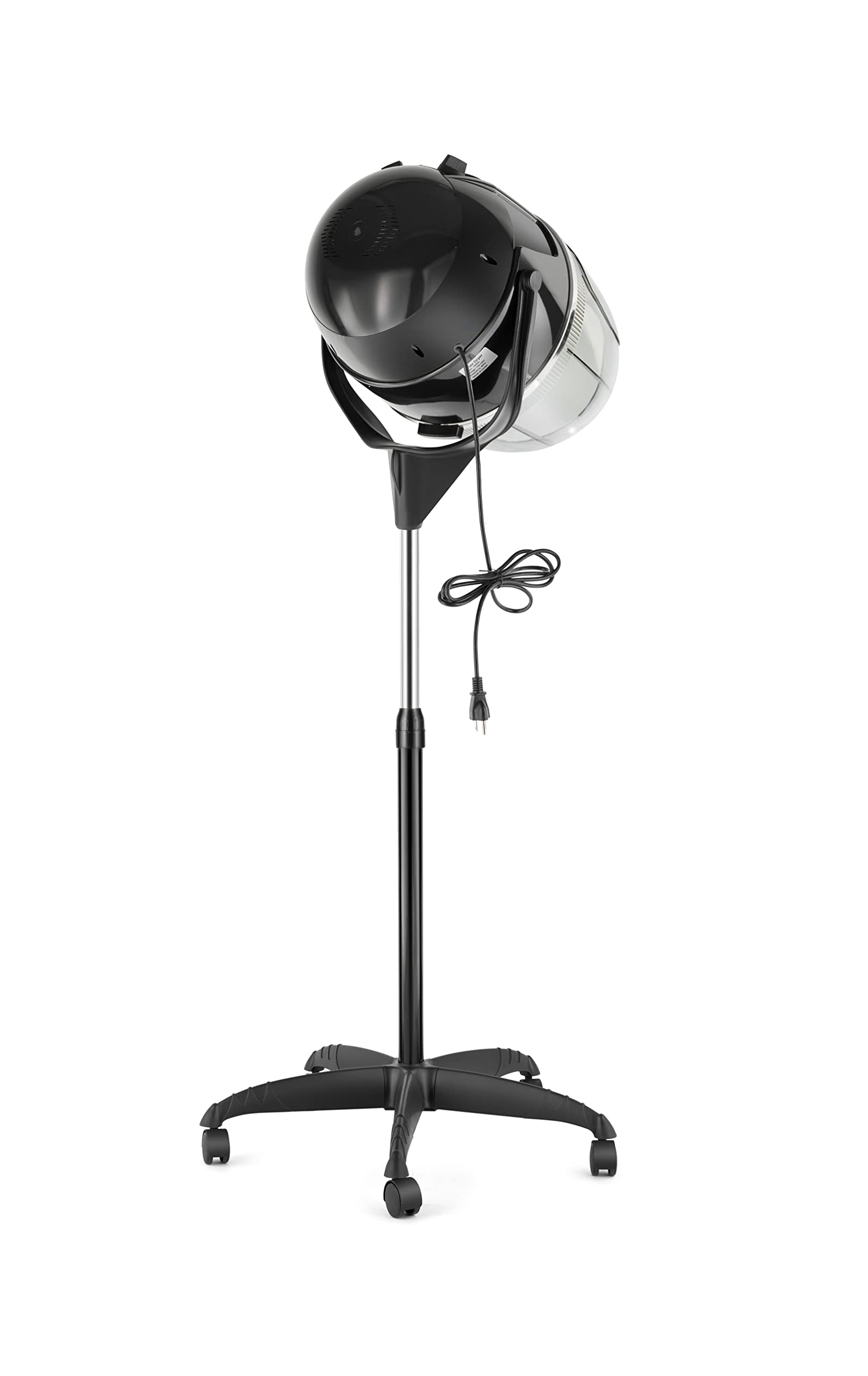 Professional 1000W Stand Up Hair Dryer Hood - Adjustable Height Salon Floor Dryer for Home & Salon Use - Perfect for Curly Hair, Braids, and Deep Conditioning Treatments
