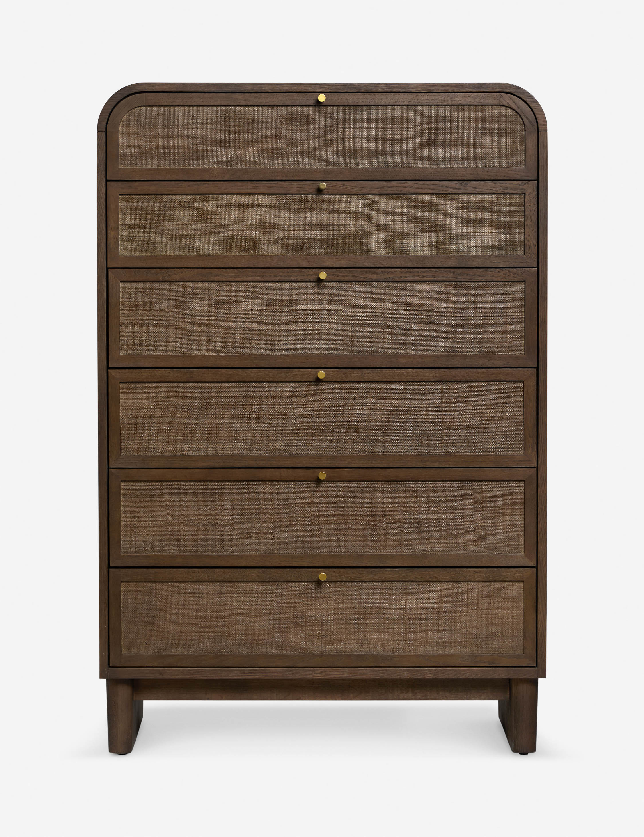 Stylish Suzette Tall Dresser - 6-Drawer Wooden Storage for Bedroom & Closet Organization | Perfect for Home Decor & Space Saving
