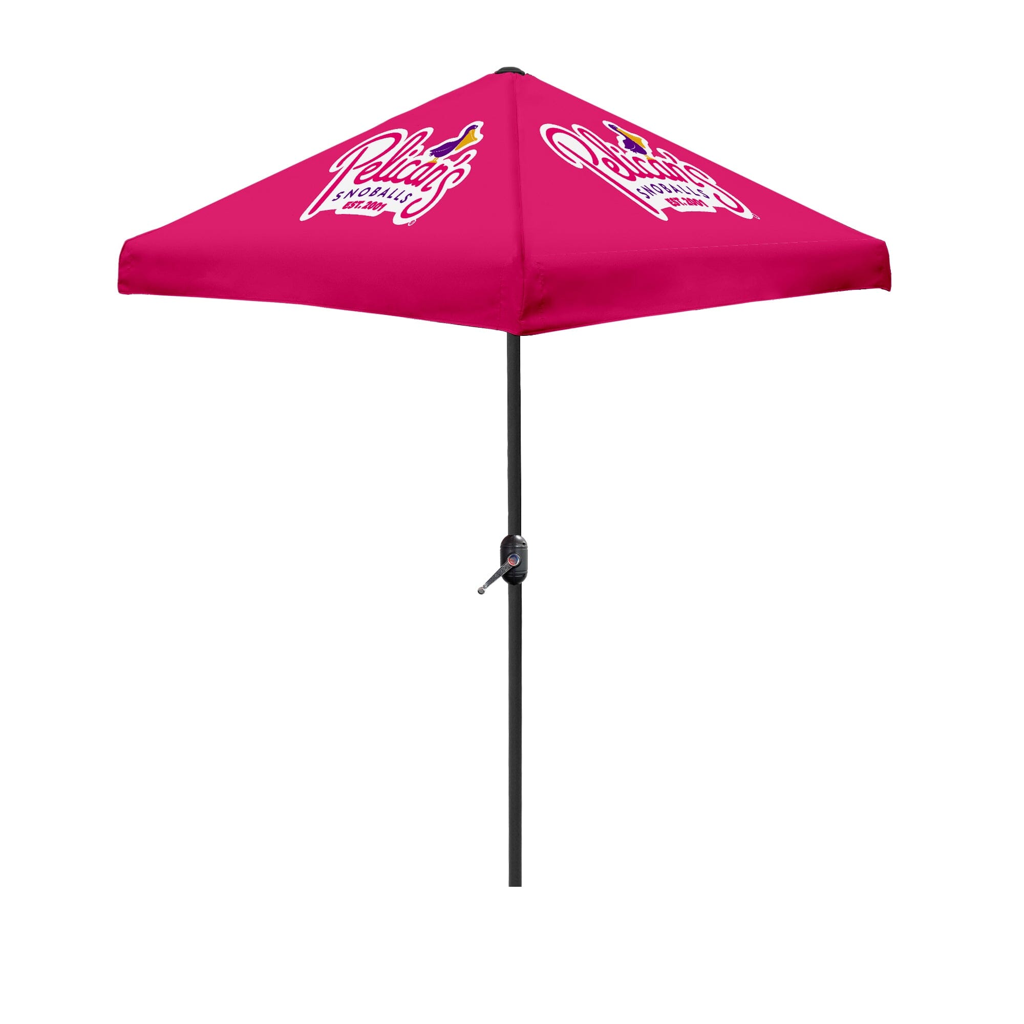 Pelican's Snoballs Small Market Umbrella (4-Panel) - Compact Folding Umbrella for Outdoor Events, Farmers Markets & Beach Trips