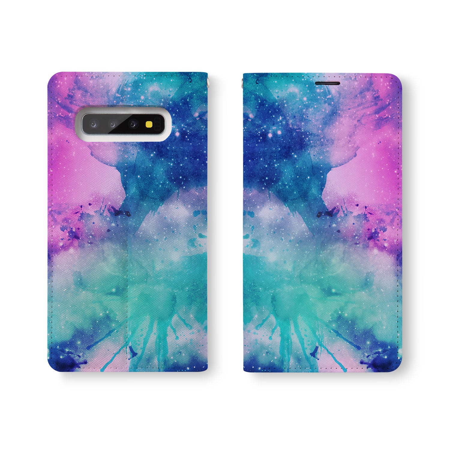 Samsung Galaxy Wallet Case - Slim RFID Blocking Leather Cover for Samsung Galaxy S23/S22/S21 - Perfect for Travel, Work & Everyday Use