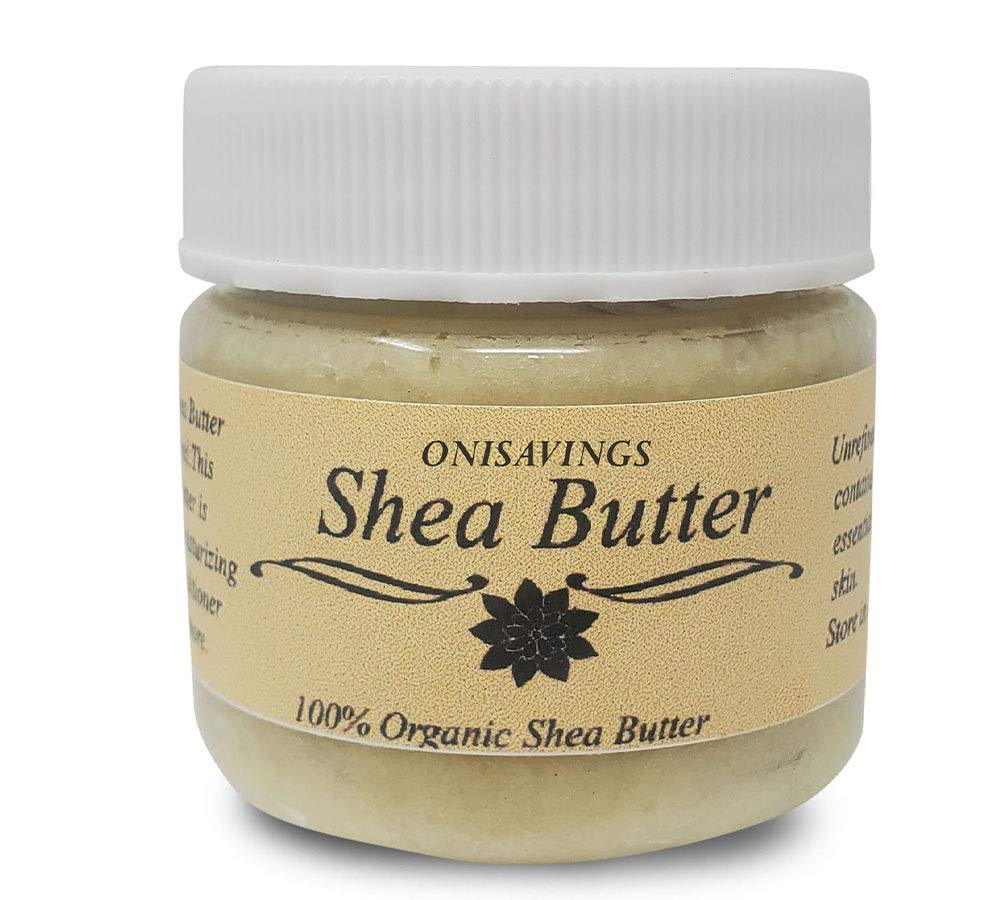 Organic Raw Unrefined African Shea Butter Cream - 100% Pure Natural Moisturizer for Face, Body & Hair - Treats Dry Skin, Eczema & Stretch Marks - Travel Size 4oz - Perfect for Daily Skincare, DIY Beauty Recipes & On-the-Go Hydration
