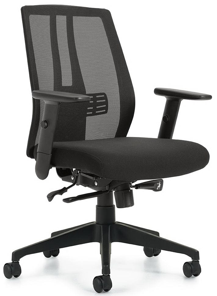 Ergonomic Mesh Back Office Chair with Adjustable Height & Lumbar Support - OTG10707B - Perfect for Home Office, Gaming & Workspace Comfort