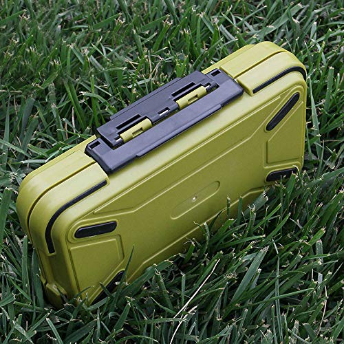 YUKI Fishing Lure Box - Thick Plastic Bait Storage Case for Fly Fishing Gear