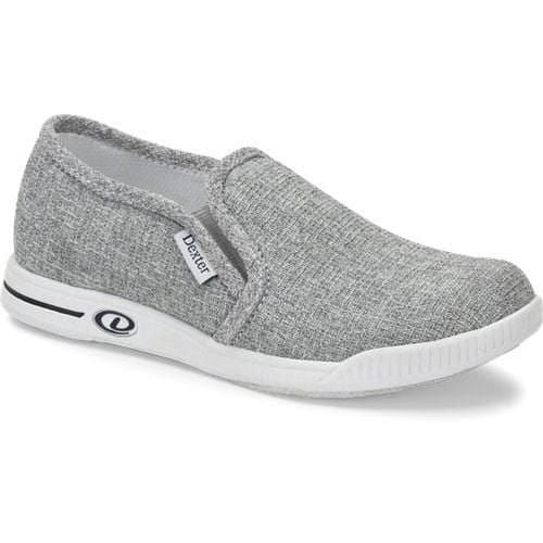 Dexter Women's Suzana Grey Twill Slip-Resistant Work Shoes - Comfortable & Durable for Nurses, Chefs, and Restaurant Workers